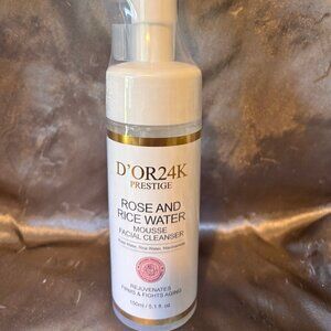 Dor 24k ROSE AND RICE WATER MOUSSE CLEANSER - TWO AVAIL